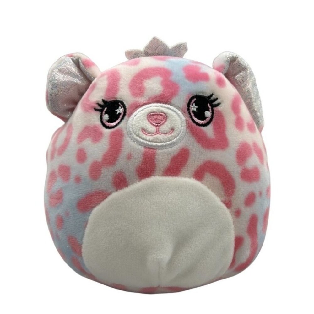 Squishmallows Brandi Mystery Squad Series 2 Pink Cheetah Crown 5" Plush